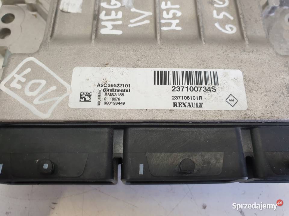 Renault Megane IV 12 TCe STEROWNIK SILNIKA Komputery Rudka