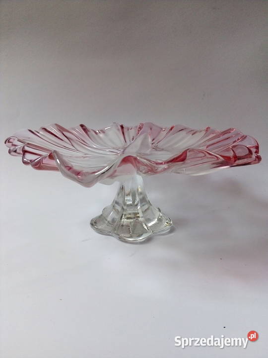 szklana patera Walther Glas Sylvia Satin Rose Częstochowa