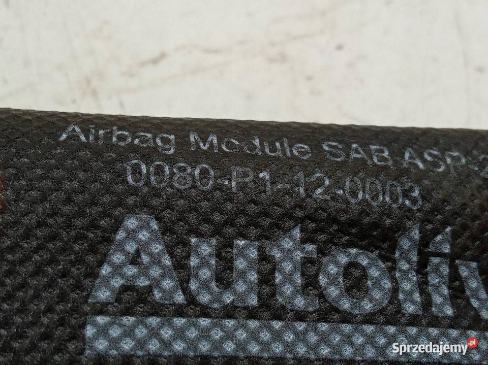 PODUSZKA POWIETRZNA AIRBAG FOTELA PRAWA PASAŻERA