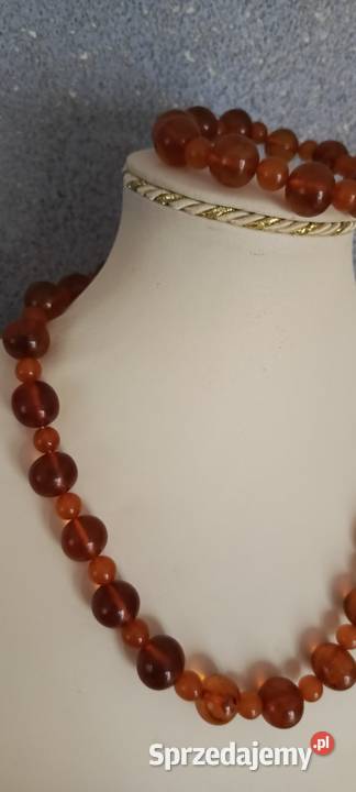 Naszyjnik Bransoletka Bursztyn Vintage podlaskie Białystok