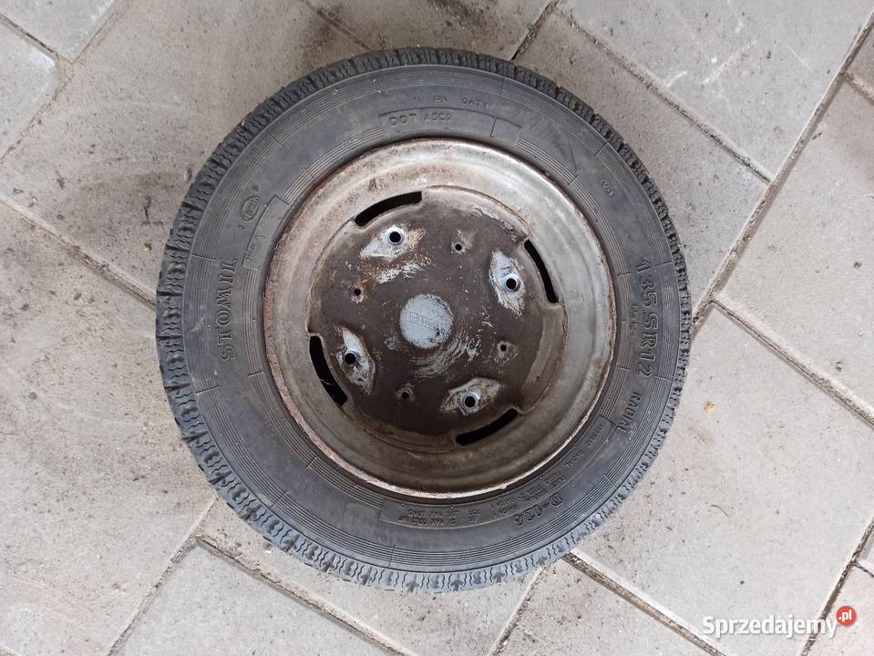 Felgi cytrynki FIAT opony Stomil D124 Fiat 126p Samochodowe Poznań