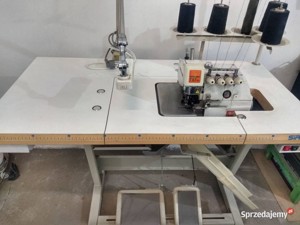 Overlock Siruba 5 nitek 757 Ux Faktura VAT Głowno