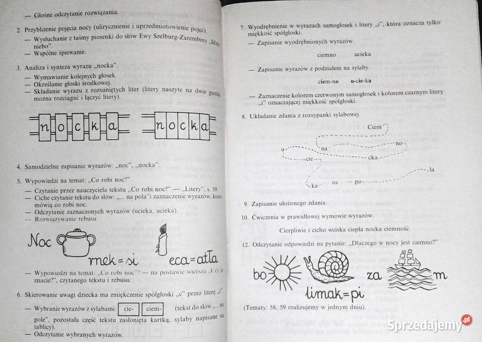Język polski Kl 1 Materiały metodyczne Zeszyt 2 Chełm sprzedam