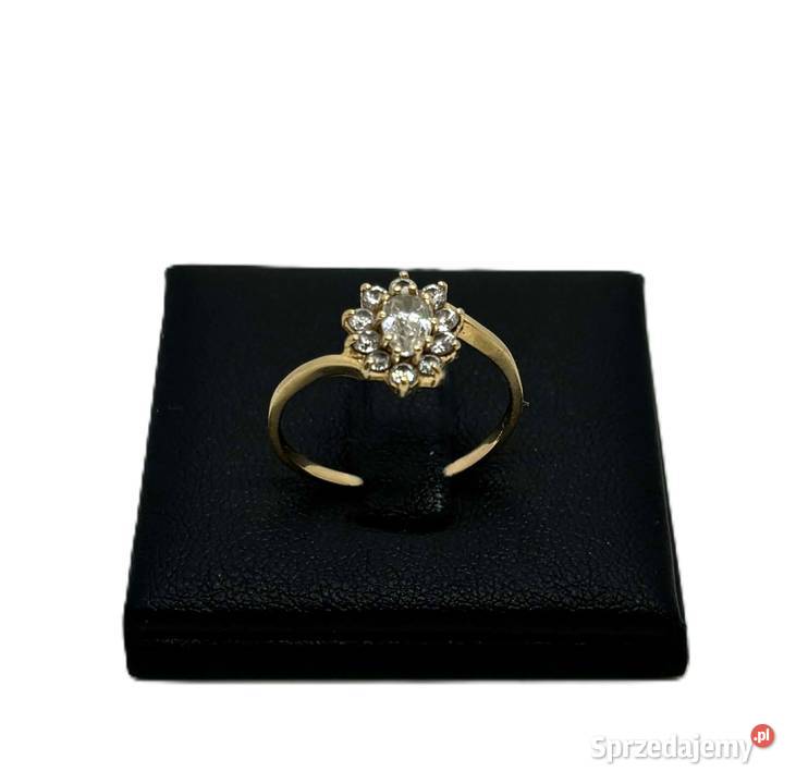 Złoty Pierścionek pr 583 223g R18 Zegarki i Biżuteria Elbląg