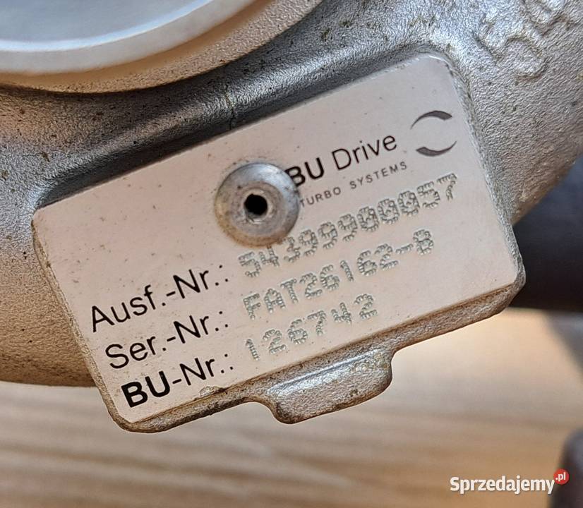 TURBOSPRĘŻARKA VW TRANSPORTER T5 19 TDI BRS BRR osobowe Części samochodowe Mielęcin