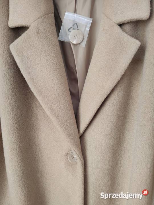 Płaszcz beżowy jesionka nowa Ruciane-Nida