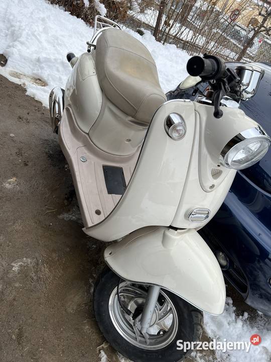 Skuter Retro 50 4 T benzyna z Niemiec 2017 Motoryzacja Jelenia Góra