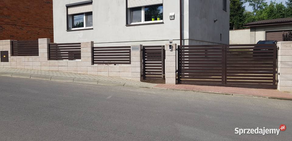 Brama skrzydłowa 400x120 MASTER 83 ogrodzenia wielkopolskie Ostrów Wielkopolski