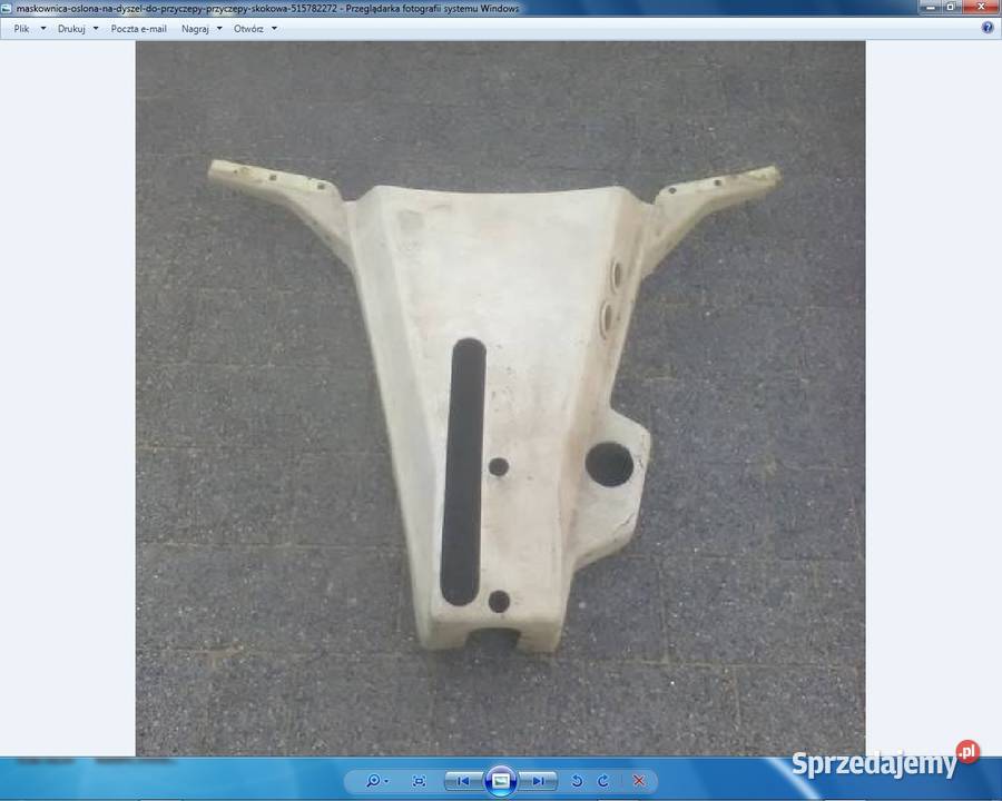 Maskownica osłona na dyszel do przyczepy Skokowa