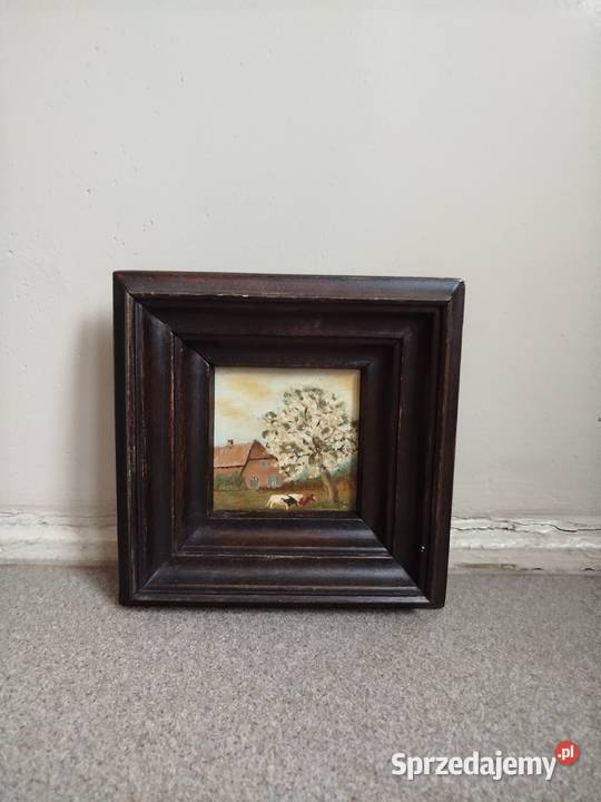 Obraz olejny holenderski vintage Opole