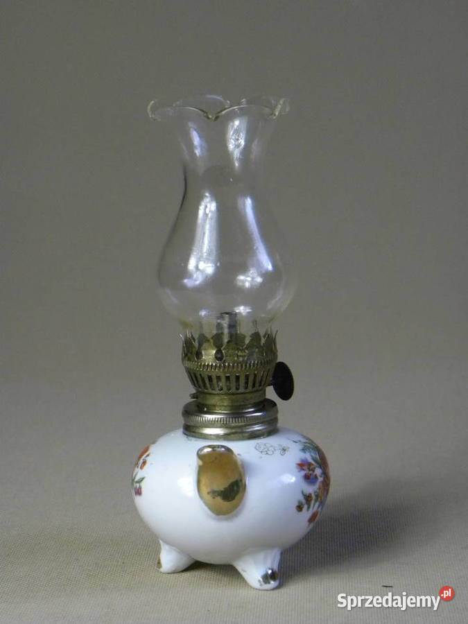 Mała porcelanowa ozdobna lampka naftowa dolnośląskie Legnica