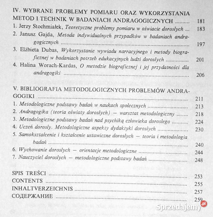 Problemy i dylematy andragogiki Mieczysław Chełm sprzedam