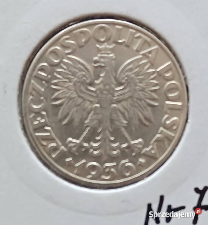 2 Żaglowiec 1936 r 7 srebro oryginał Cudeńko Konin