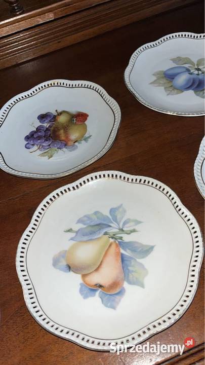 Talerzyk z owocami ażur Syg Schumann Arzbeg pomorskie Gdańsk sprzedam