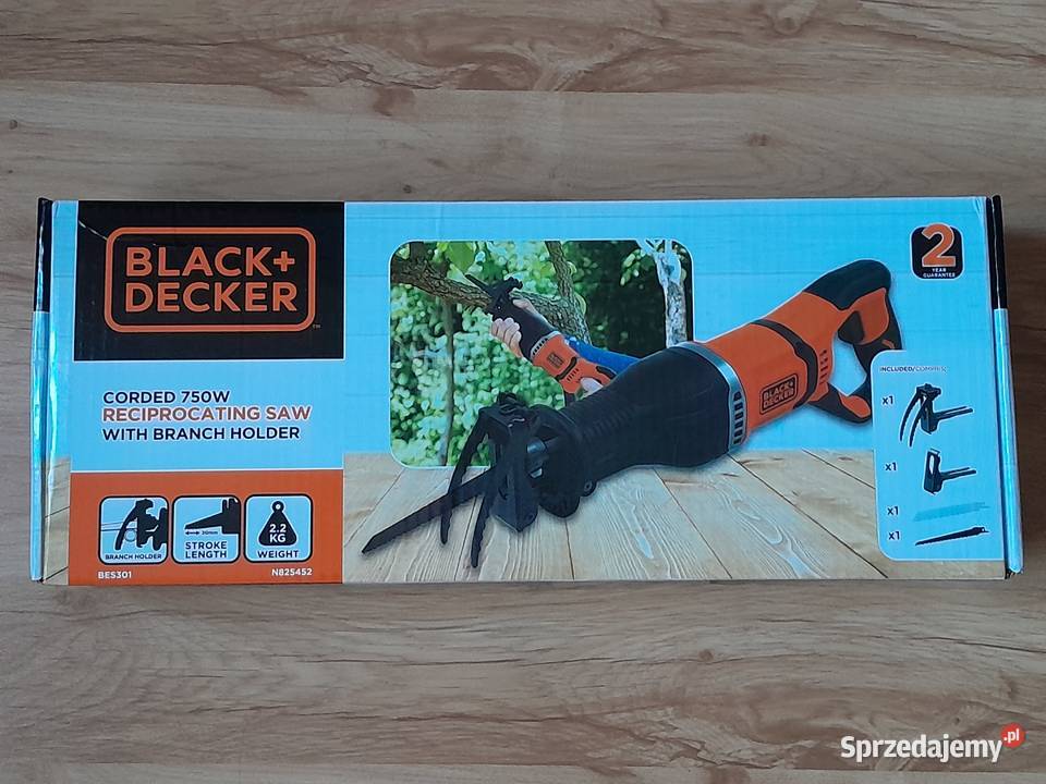 Piła szablasta BlackDecker BES301 QS nowa dolnośląskie Polkowice