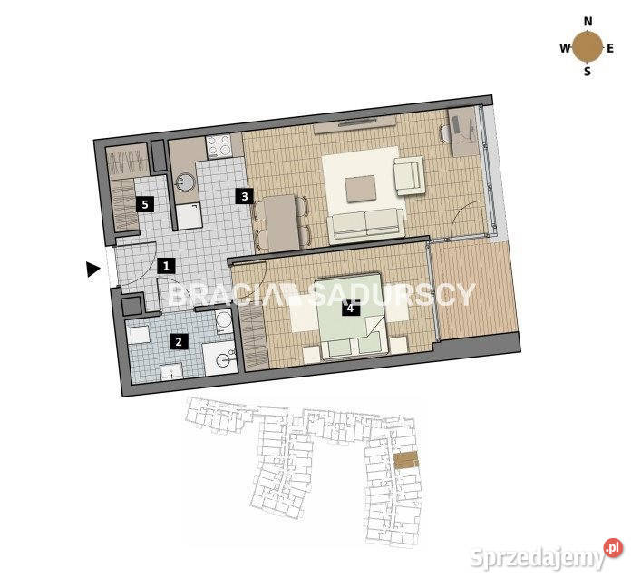 sprzedaży mieszkania Kraków Czyżewskiego 4546m2 45.46m2