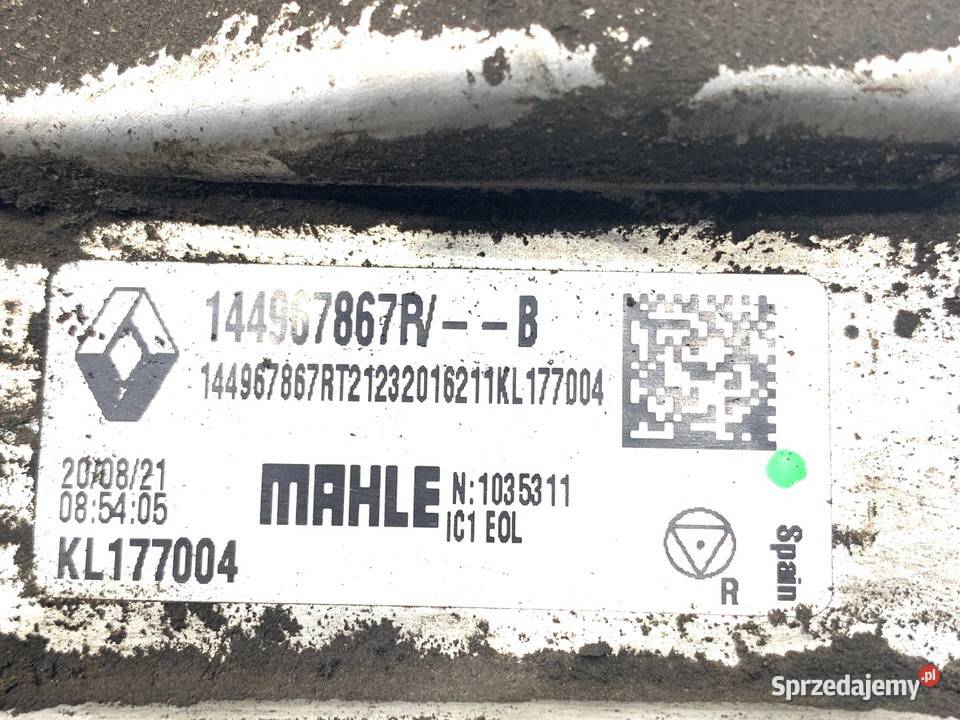 INTERCOOLER RENAULT KANGOO II 144967867R 15 115