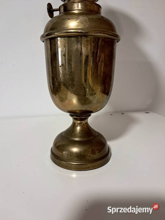 Lampa naftowa mosiężna Nowy Dwór Gdański
