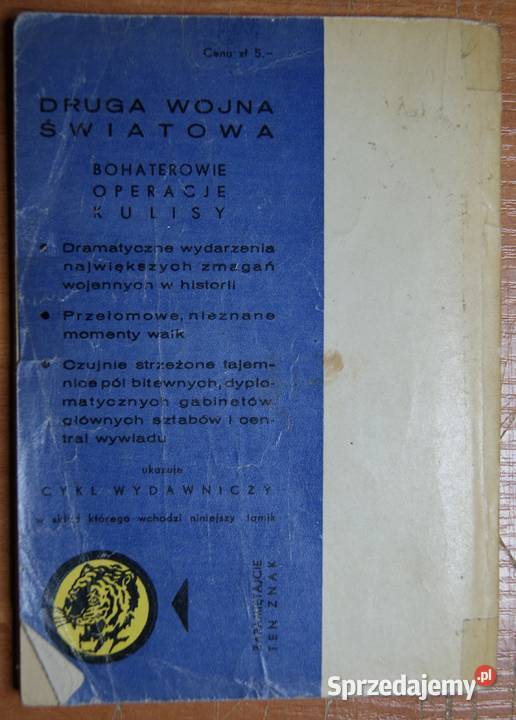 Żółty Tygrys Ucieczki 1963 lubelskie Parczew