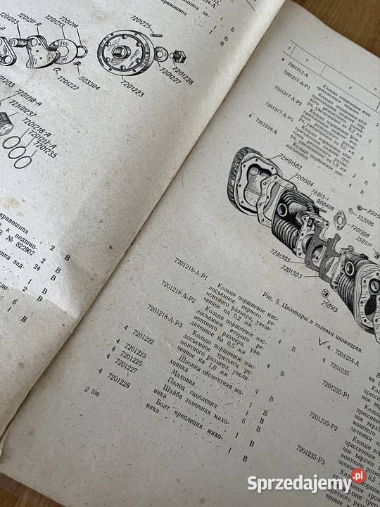 k750 wydanie 1961r oryginalny katalog części lubelskie Chełm