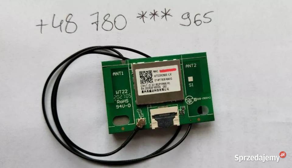 Adapter WiFi WT22M2600 do telewizorów TCL mazowieckie Warszawa