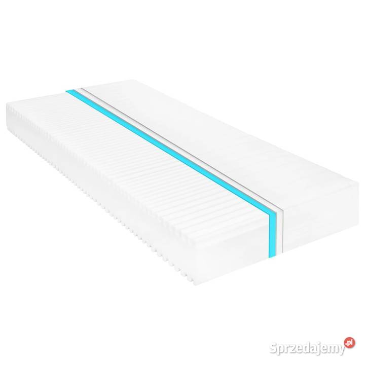 vidaXL Materac 120x200 7 stref pianka PU 16 H2 Materace