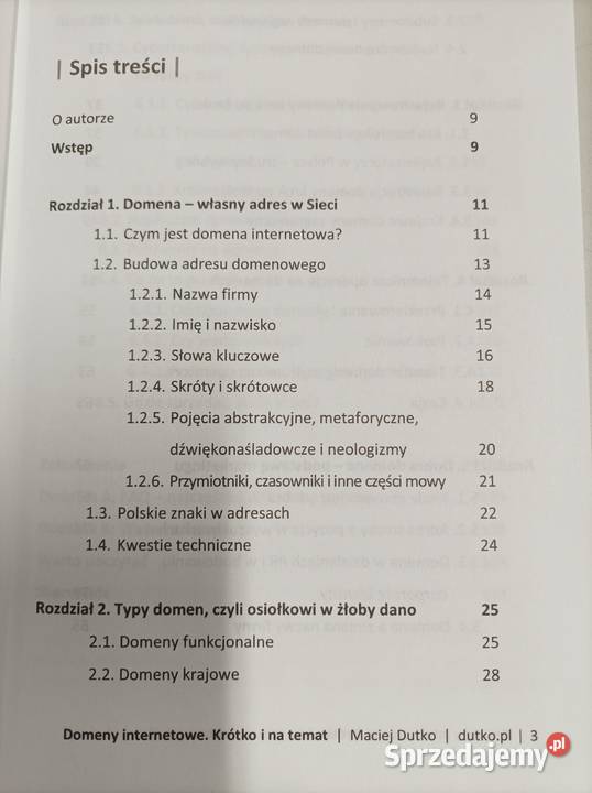 Domeny internetowe Krótko i na temat Maciej ISBN 9788301157500 Toruń