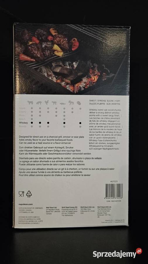 Drewienka wędzarnicze beczki bo whisky Napoleon Kielce