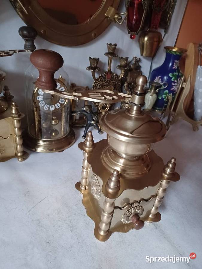 Mosiężny młynek do kawy Kolekcja Poznań