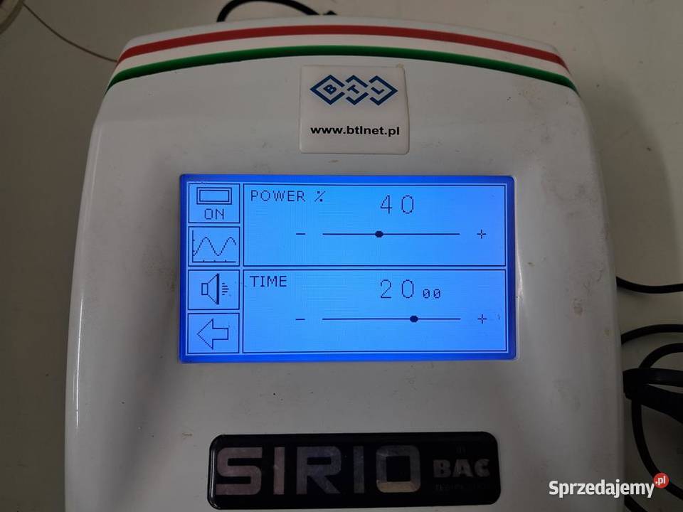 BAC SIRIO Urządzenie do terapii kawitacyjnej 38 Sprzęt medyczny mazowieckie Warszawa