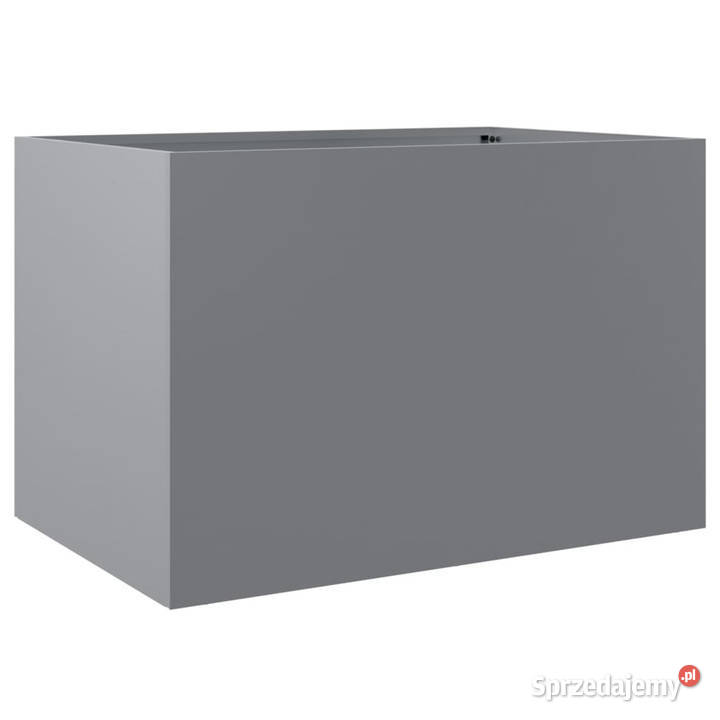 Donica srebrna 62x40x39 stal galwanizowana Donice ogrodowe Warszawa sprzedam