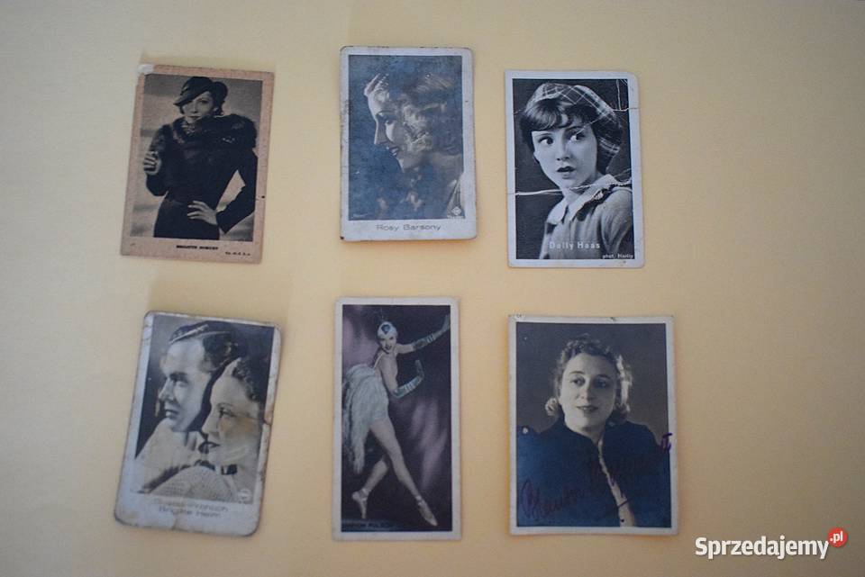 Przedwojenne karty zdjęciowe Gwiazd filmu i Chełmno