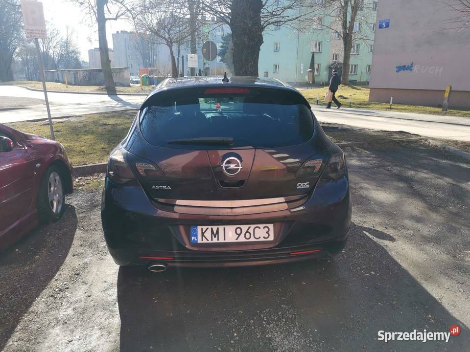 Sprzedam Opel Astra J 14 Turbo benzyna gaz małopolskie Miechów