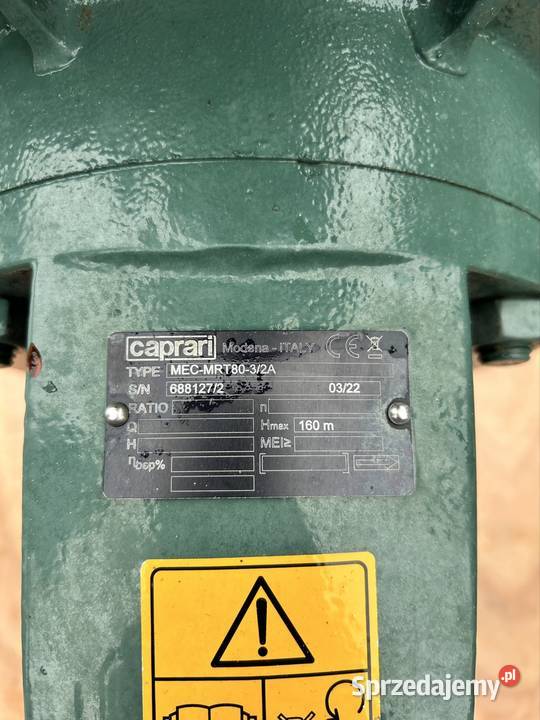 2 sztuki pompa wody wirowa CAPRARI MECMRT8032A Krosno