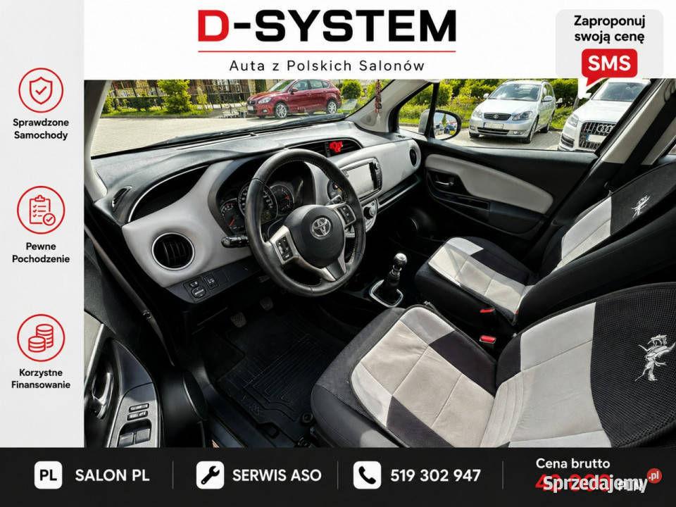 Toyota Yaris 2015 Salon Polska 39 GWARANCJA centralny zamek Yaris Białystok