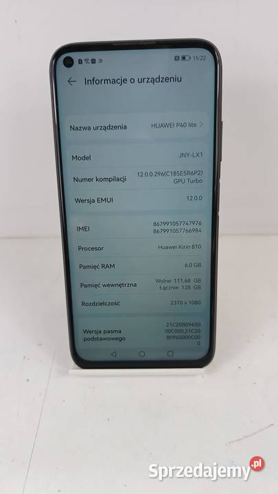 Smartfon HUAWEI P40 Lite 6128GB Katowice