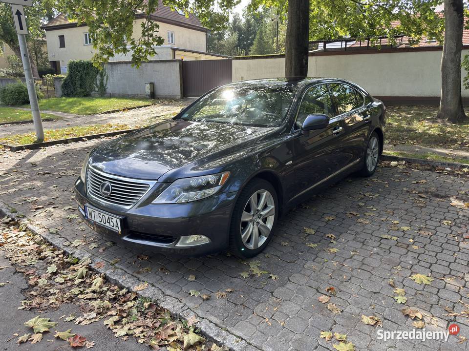 Lexus LS 600h 50 V8 AWD 2007 Salon Polska nawigacja Szczecin