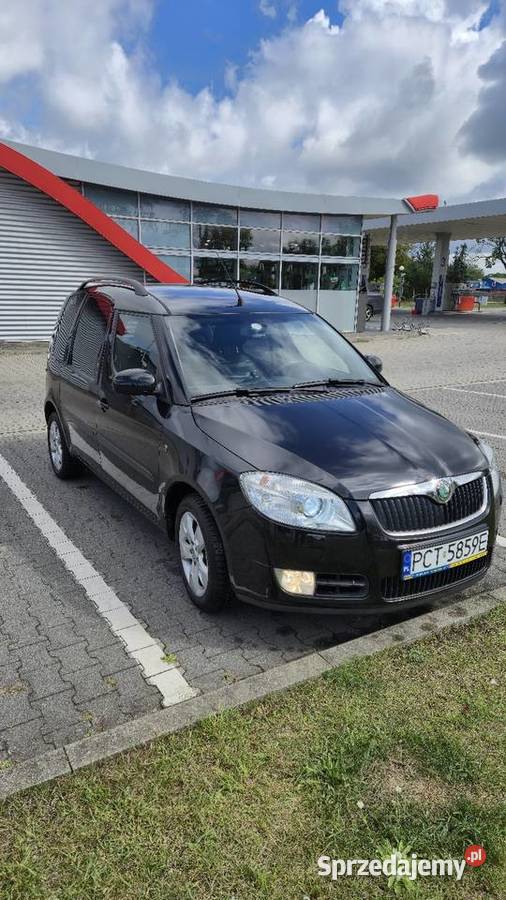 Skoda Roomster 16 LPG 2008r SUPER STAN 20000 czarny Trzcianka