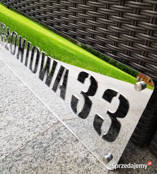 Tabliczka adresowa glamour personalizowana Częstochowa