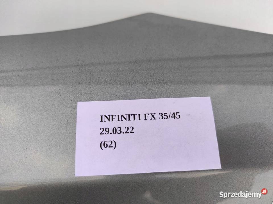 BŁOTNIK LEWY PRZÓD INFINITI FX35 FX45 Karoseria Nowy Tomyśl