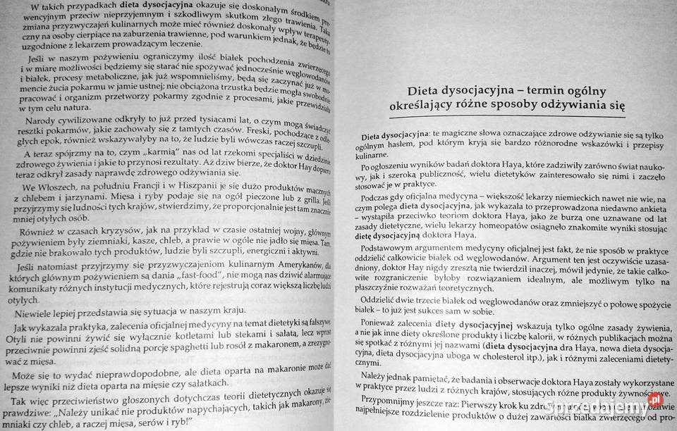 Dysocjacyjna metoda odchudzania Marie Louise lubelskie Chełm sprzedam