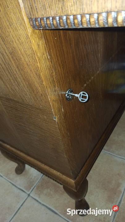 Biurko dębowe dwustronne z pólką i 4 szufladzami Antyki, Sztuka, Kolekcje Gdańsk