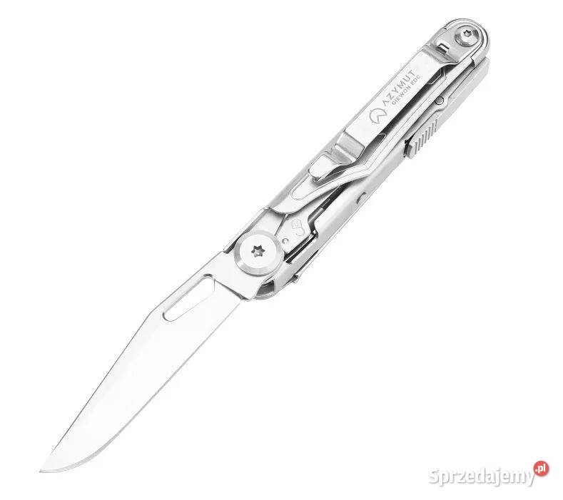 Multitool AZYMUT Giewon EDC 8 narzędzi kabura do Pabianice