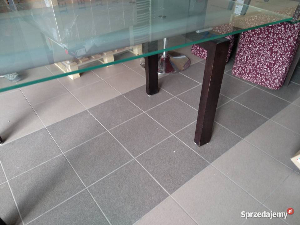 Stół szklany składany 160x90 Skawina