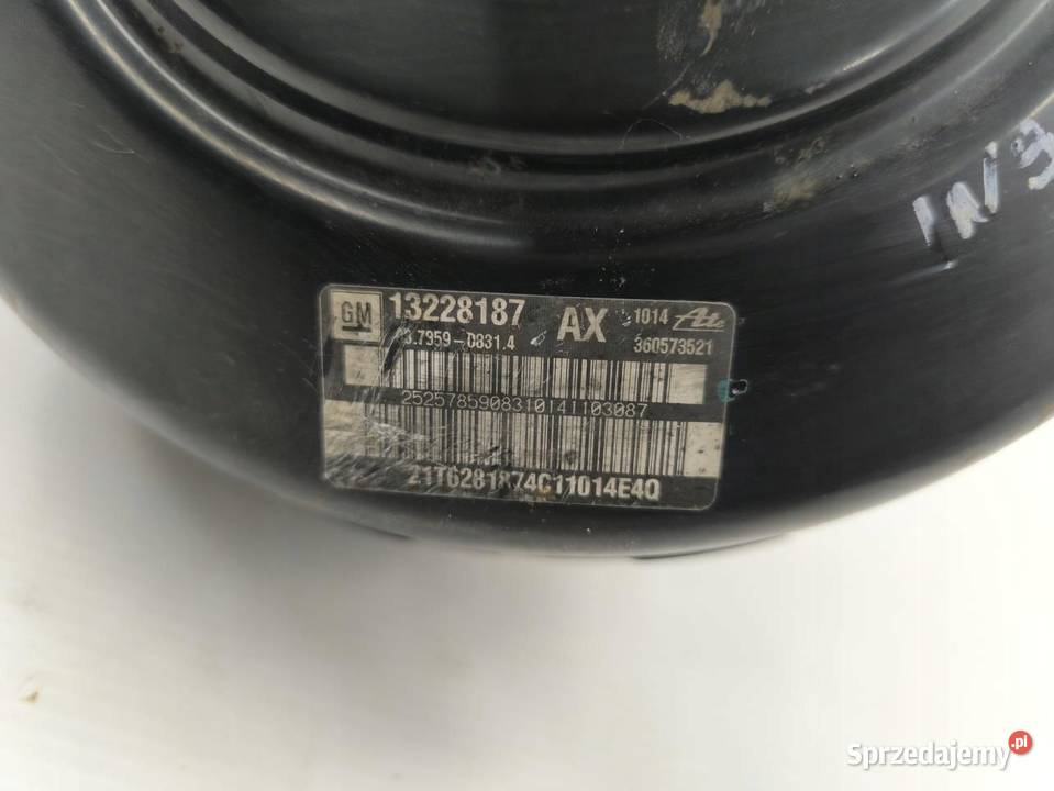 SERWO POMPA HAMULCOWA OPEL INSIGNIA A 13228187 osobowe