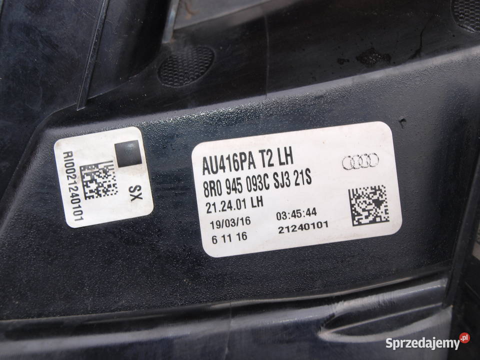 Audi Q5 lampa lewa tył Led 2012 2016r europa osobowe Kalisz