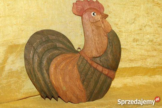 drewniany-kogucik-ozdoba-recznie-robiona