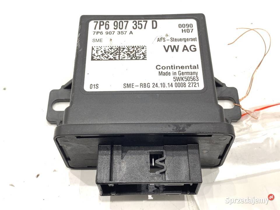 MODUŁ ŚWIATEŁ VW GOLF VII 7P6907357D STEROWNIK Czujniki i sterowniki świateł