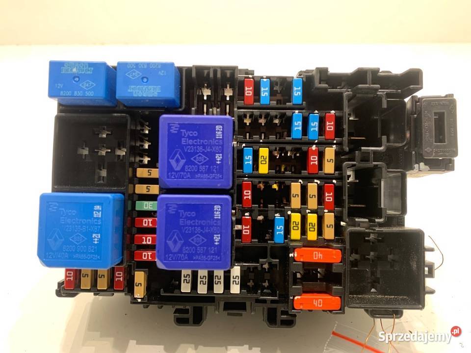 SKRZYNKA BEZPIECZNIKÓW RENAULT CAPTUR II Skrzynki bezpieczników