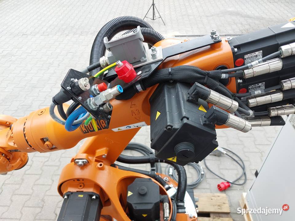 Robot przemysłowy KUKA KR162 szafa KRC4 panel
